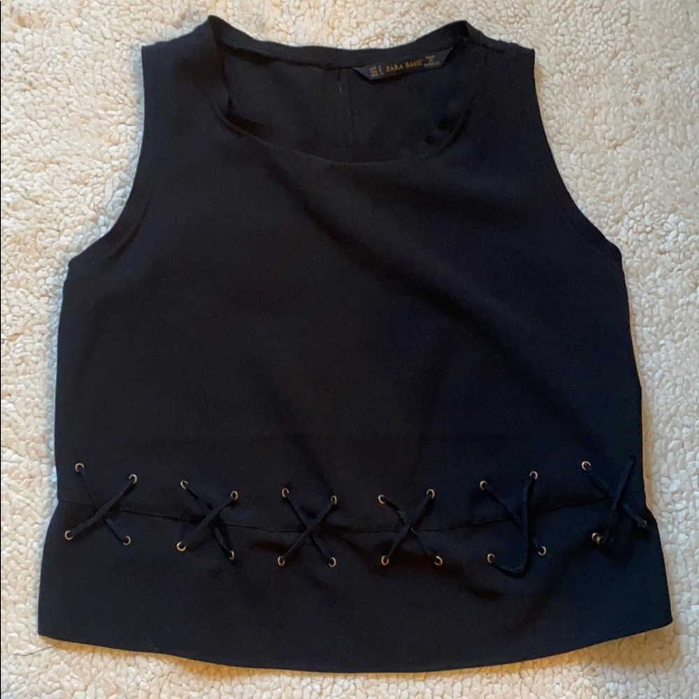 Zara black blouse